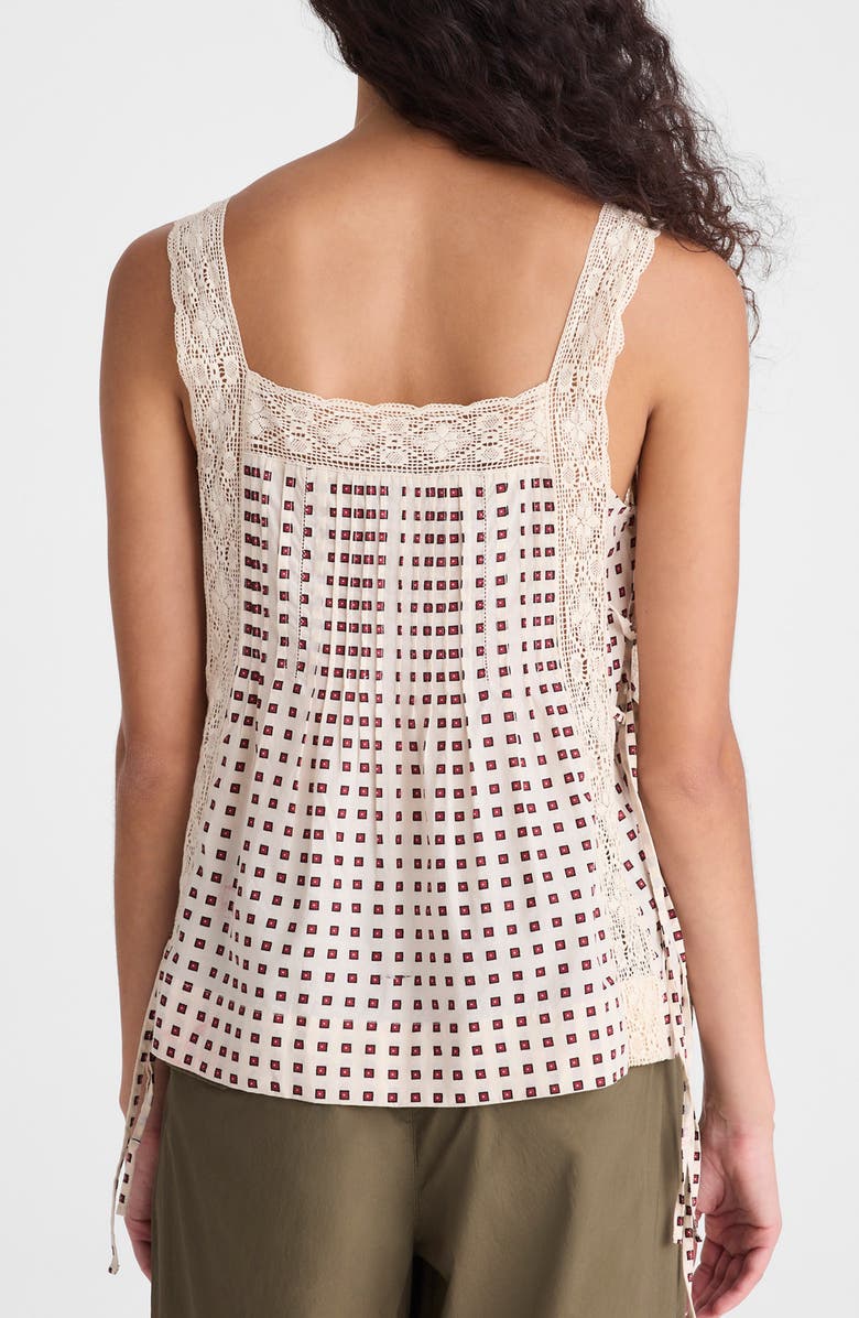 Madewell The Sophie Sleeveless Top, Alternate, color, Vintage Ivory
