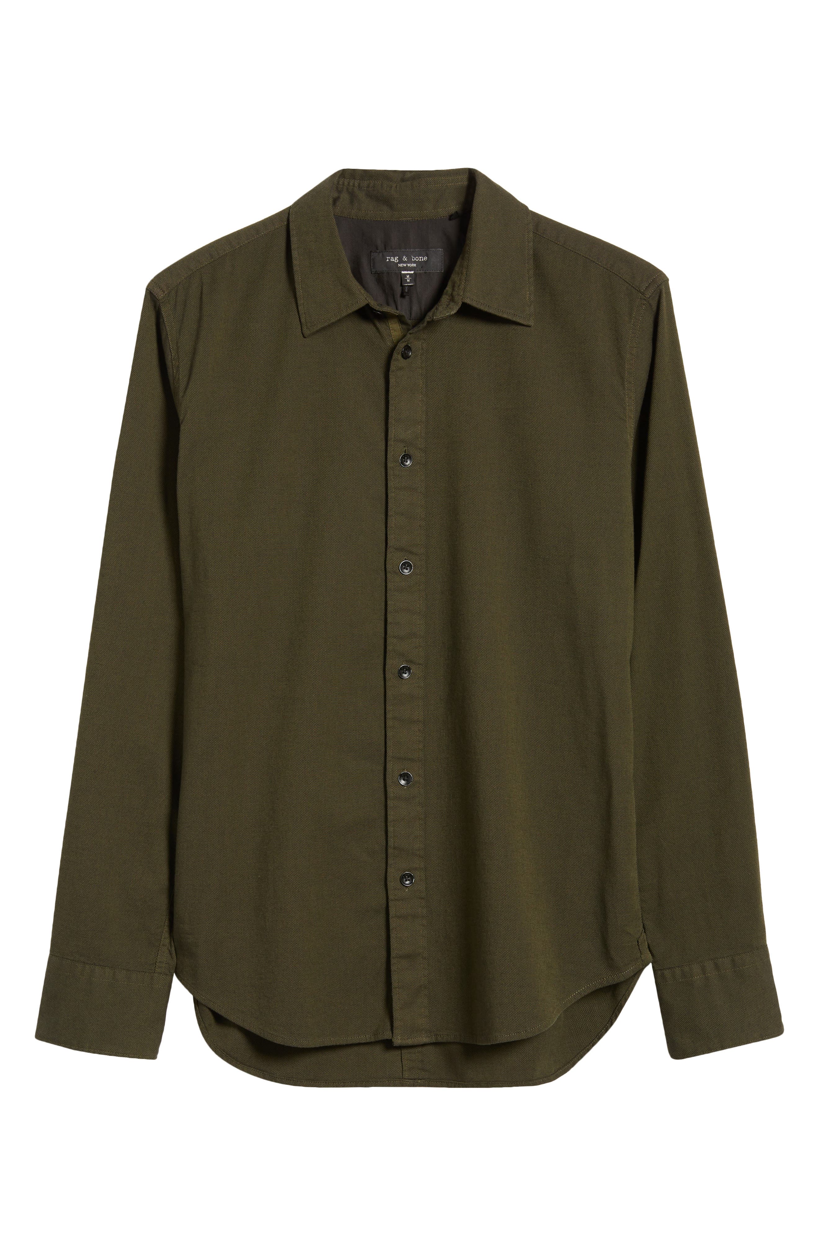 Tomlin Cotton Dobby Button-Up Shirt