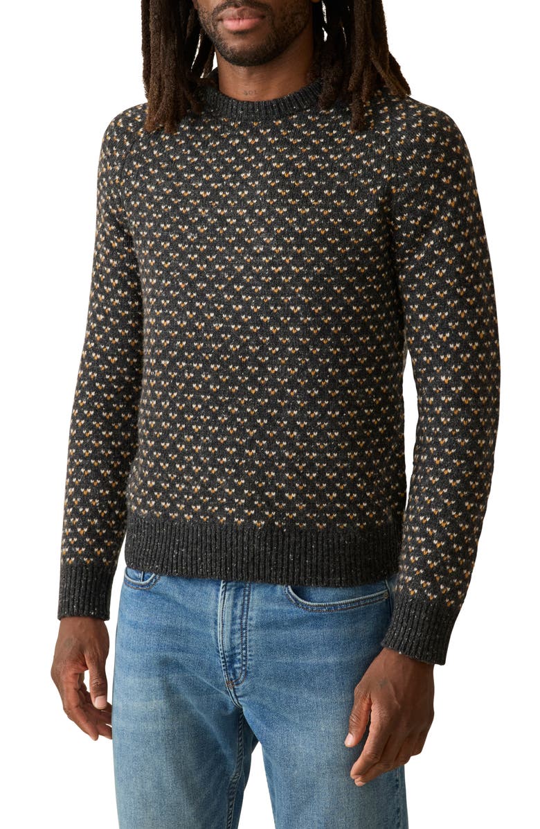 Faherty Donegal Crewneck Wool Sweater, Main, color, 