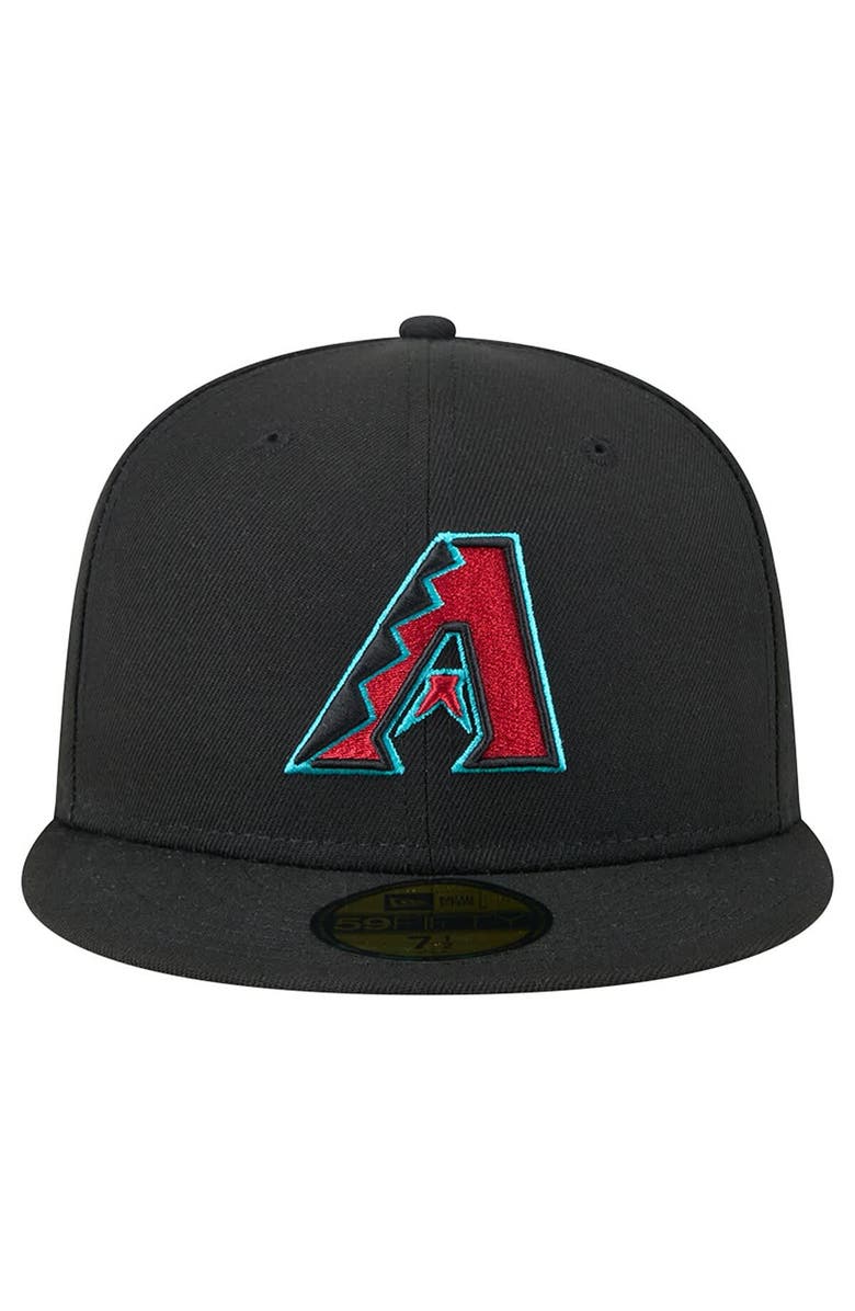 New Era Men
s New Era Black Arizona Diamondbacks    2001 World Series Team Color 59FIFTY Fitted Hat, Alternate, color, Black