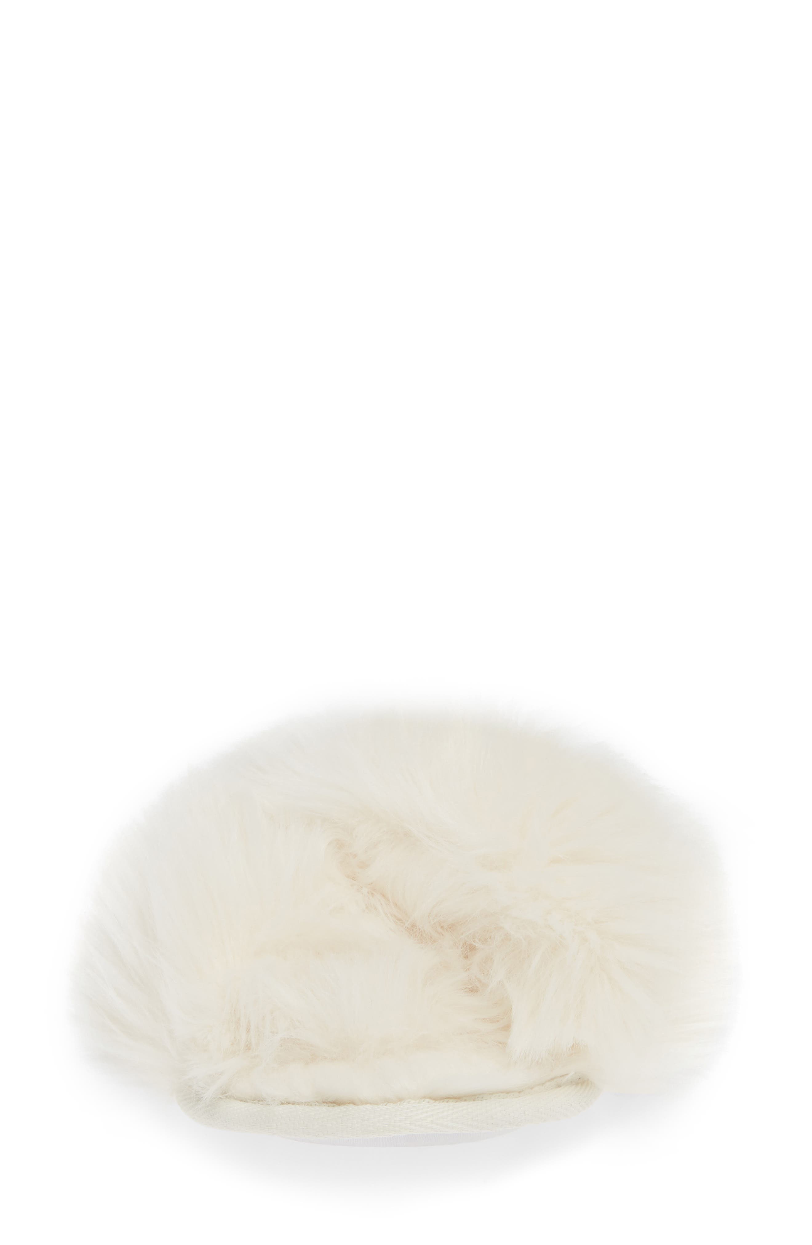 Make + Model Cuddle Plush Faux Fur Scuff Slipper, Alternate, color, 