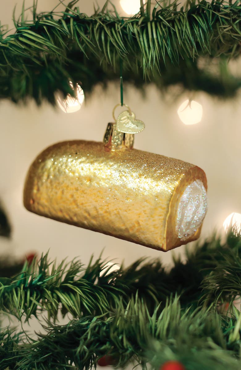 Old World Christmas Hostess Twinkie Glass Ornament, Alternate, color, Twinkie