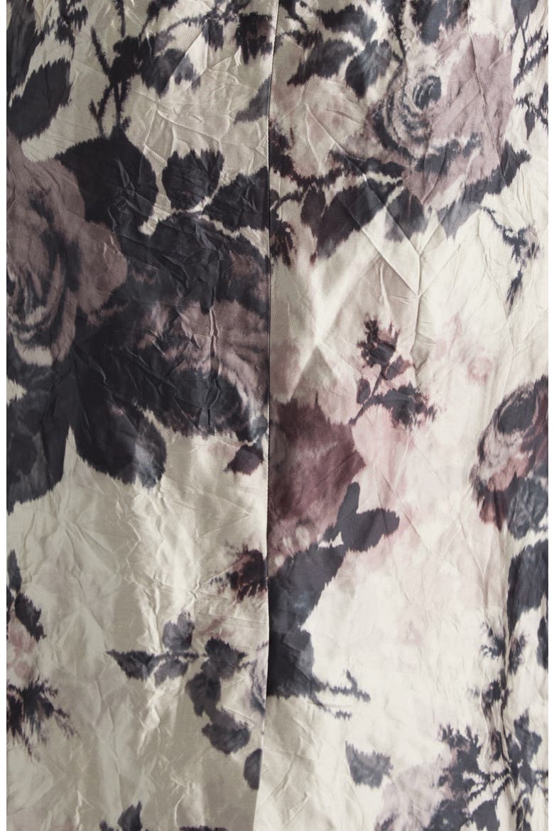 Floral Draped Textured Satin Gown, Alternate, color, FONTEYN ROSE PEARL