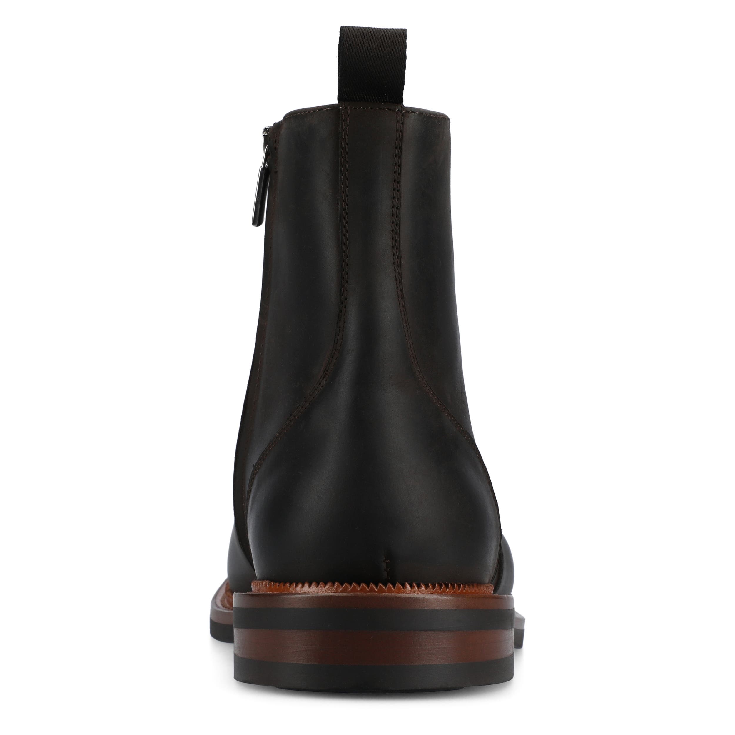TAFT Men's Lewis Side-zip Boot, Alternate, color, Dark Brown