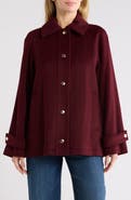 Michael Kors Short Button Front Jacket