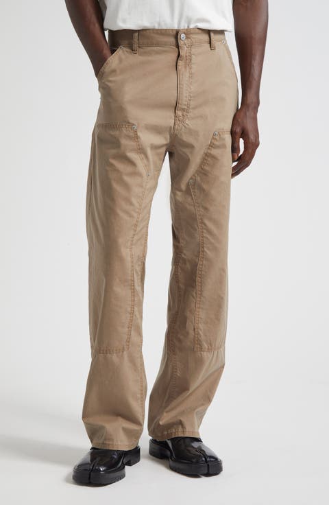 Five-Pocket Cotton Straight Leg Pants
