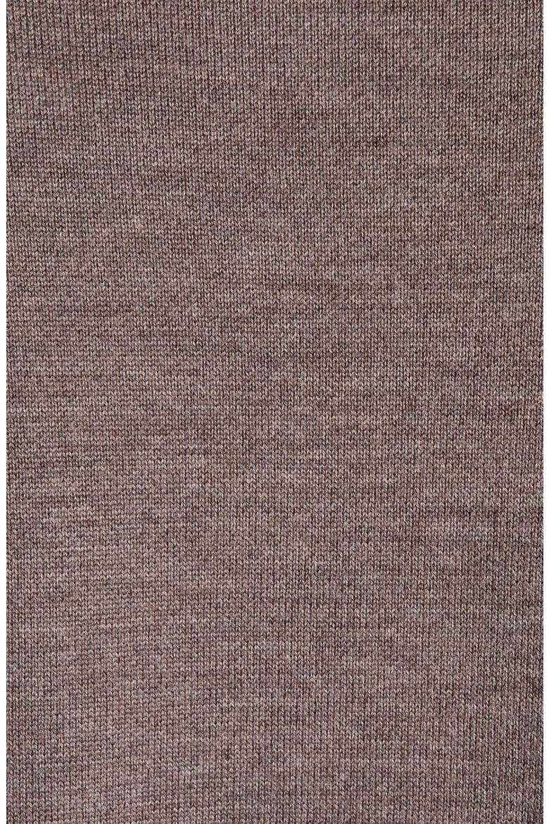 Oversize Double Knit Wool Quarter Zip Sweater, Alternate, color, 2185 MILK CHOCOLATE