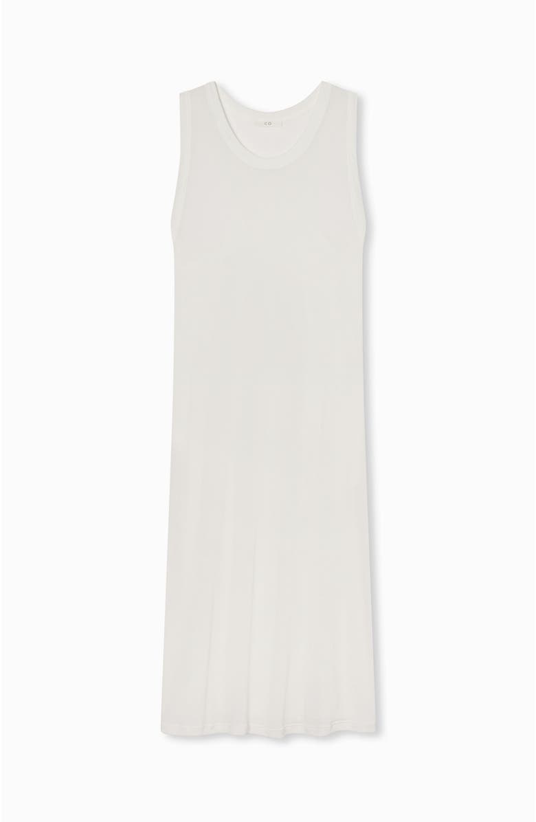 CO Tank Dress in Cotton Jersey, Alternate, color, Ivory