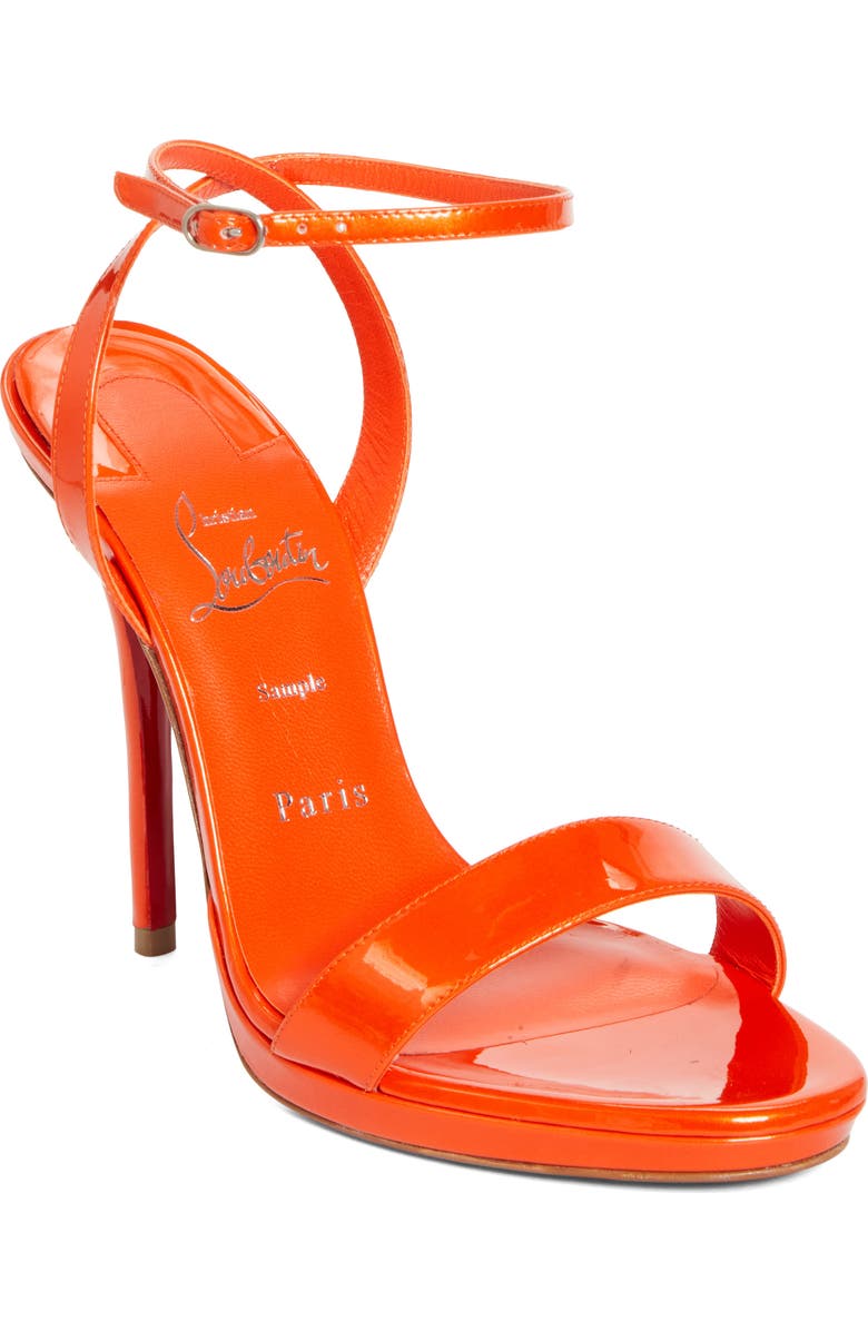 Christian Louboutin Miss Z Queen Sandal, Main, color, Magma/ Lin Magma