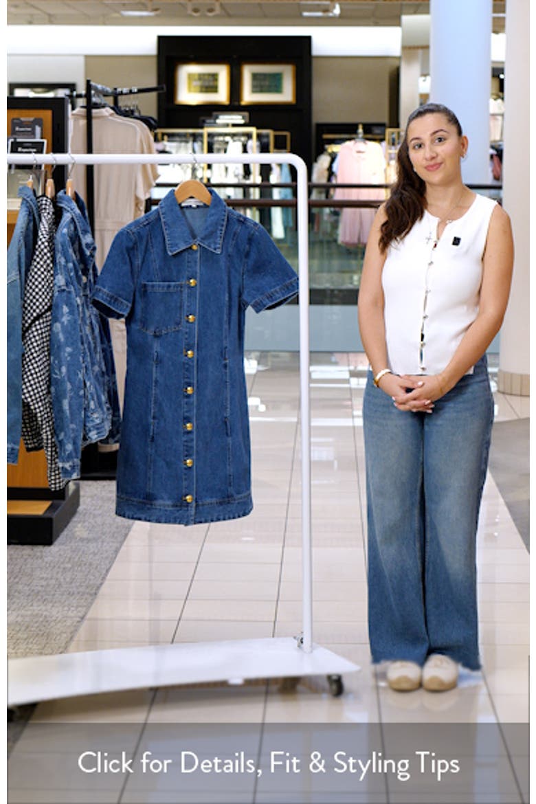 Denim Mini Shirtdress video