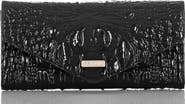 Brahmin Veronica Melbourne Croc Embossed Leather Envelope Wallet