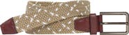 Johnston & Murphy Woven Stretch Knit Belt