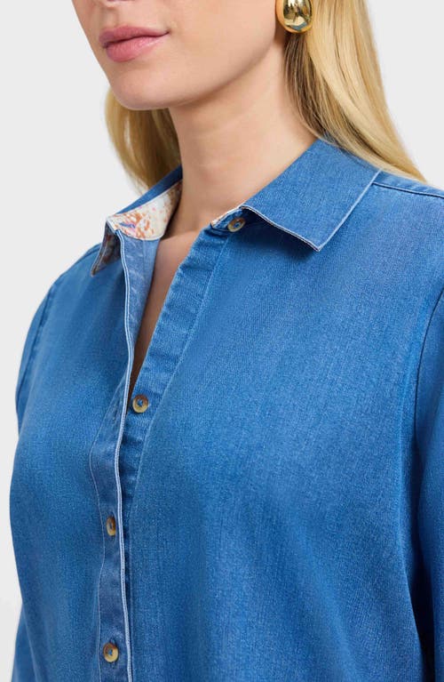 Foxcroft Margie Denim Button-up Shirt