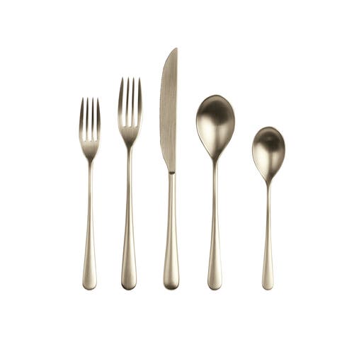 Mepra Neve Flatware Set In Metallic