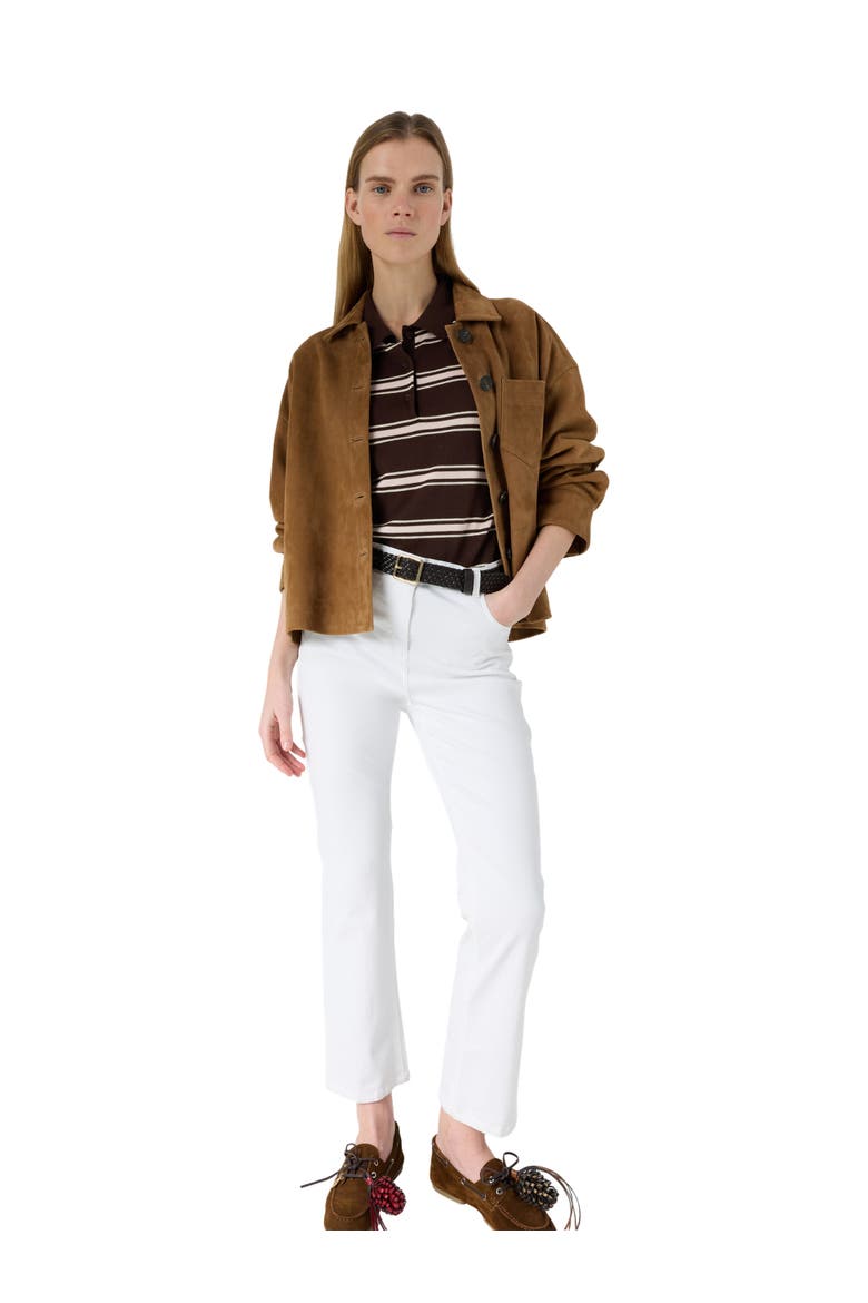 Adela Slim Fit Jeans, Alternate, color, White