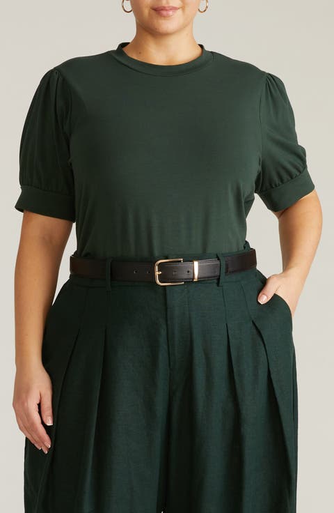 Puff Sleeve Top (Plus)