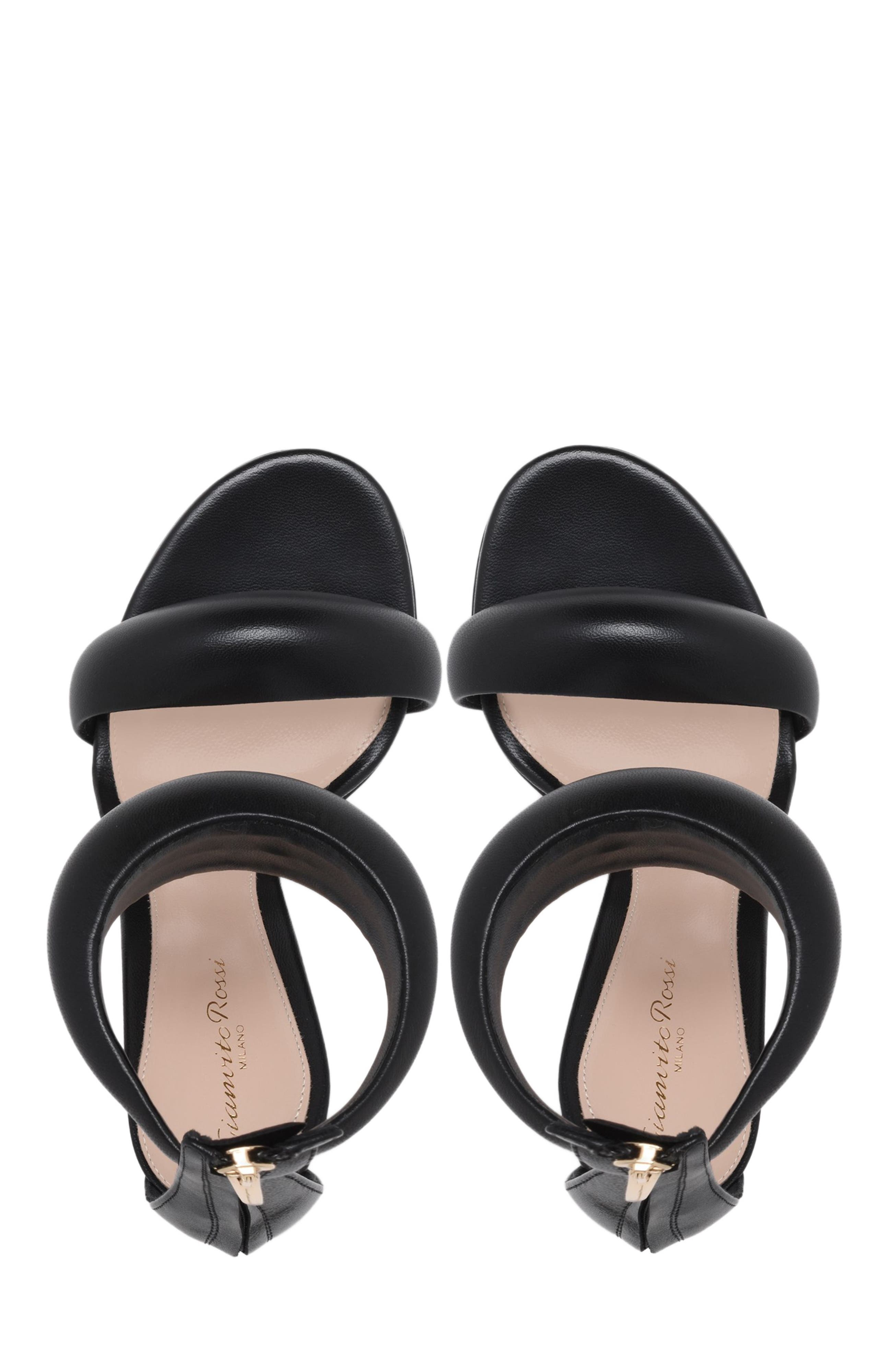 Gianvito Rossi Bijoux Sandals, Alternate, color, Black