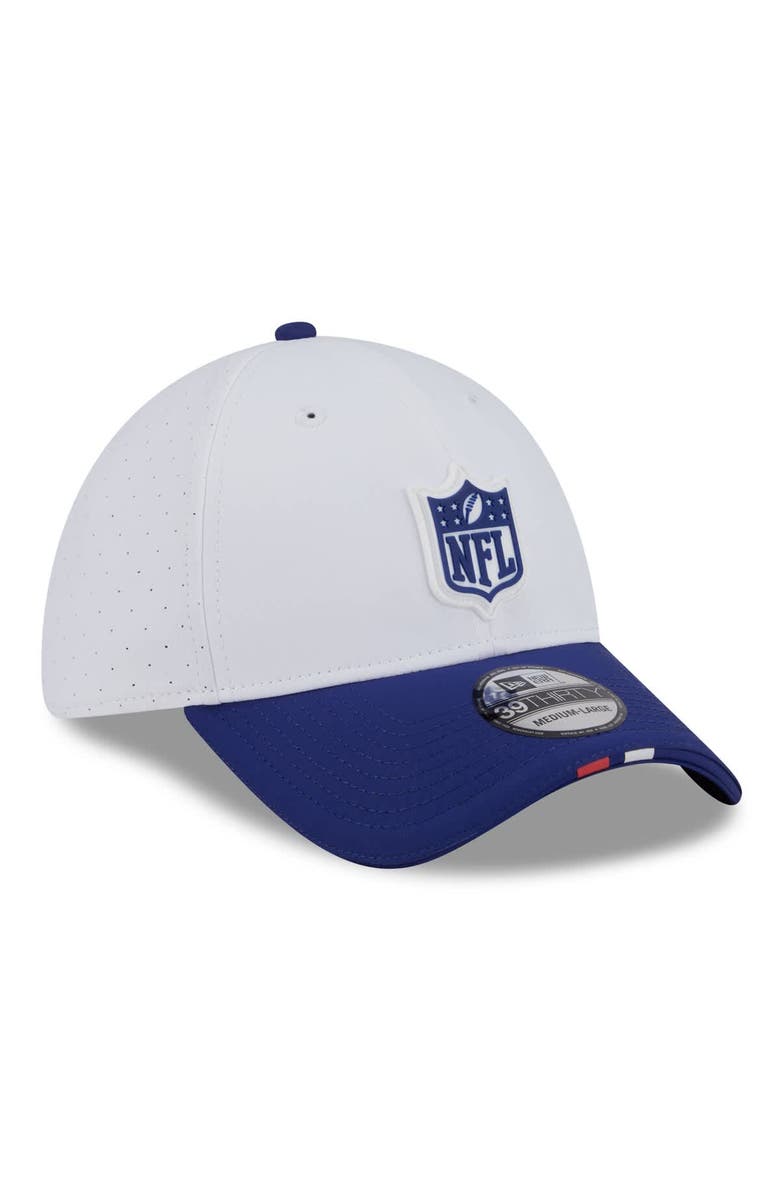 New Era Men's New Era White/Navy 2025 NFL Training Camp 39THIRTY Flex Hat, Alternate, color, White