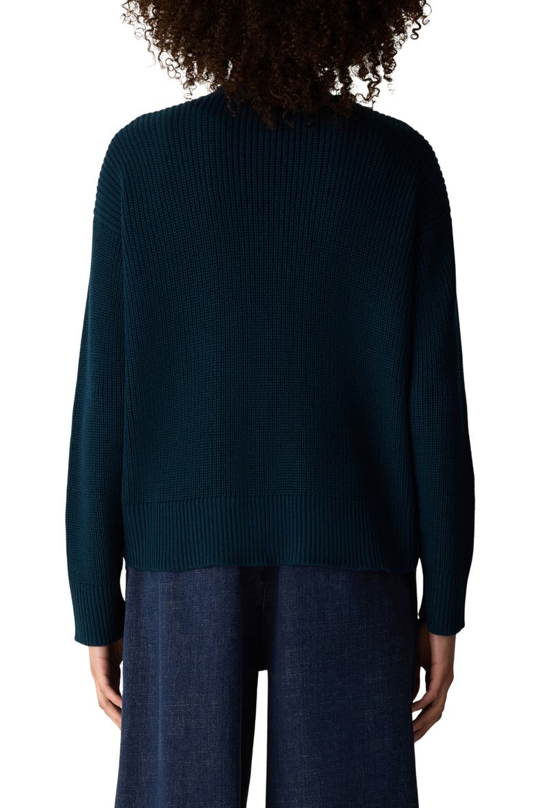 Organic Cotton & Tencel Lyocell Cardigan, Alternate, color, SLATE BLUE