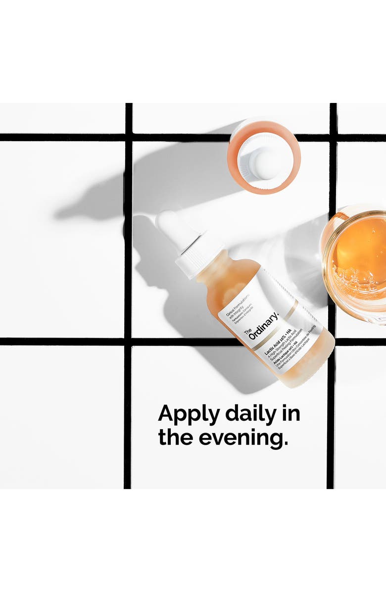 The Ordinary Lactic Acid 10% + HA 2% High-Strength Exfoliating Serum for Uneven Texture, Alternate, color,