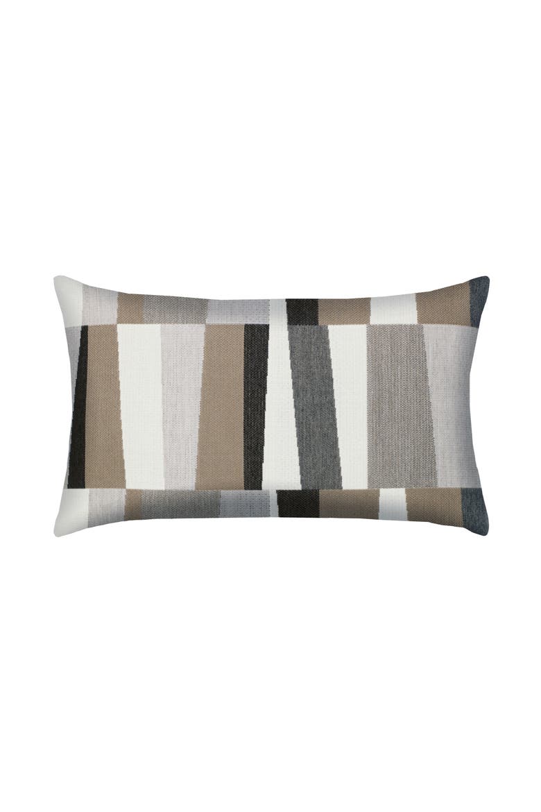 Strata Grigio Indoor & Outdoor Woven Accent Pillow, Main, color, Grigio