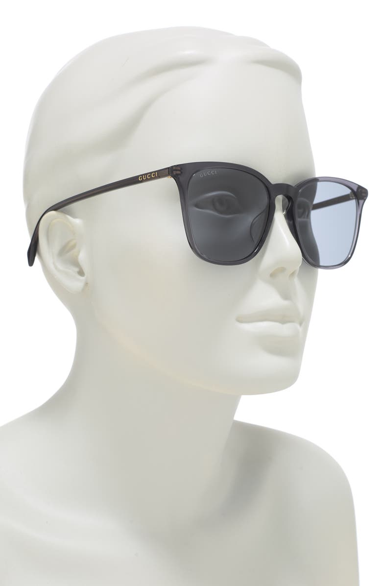 Gucci 55mm Square Sunglasses, Alternate, color,