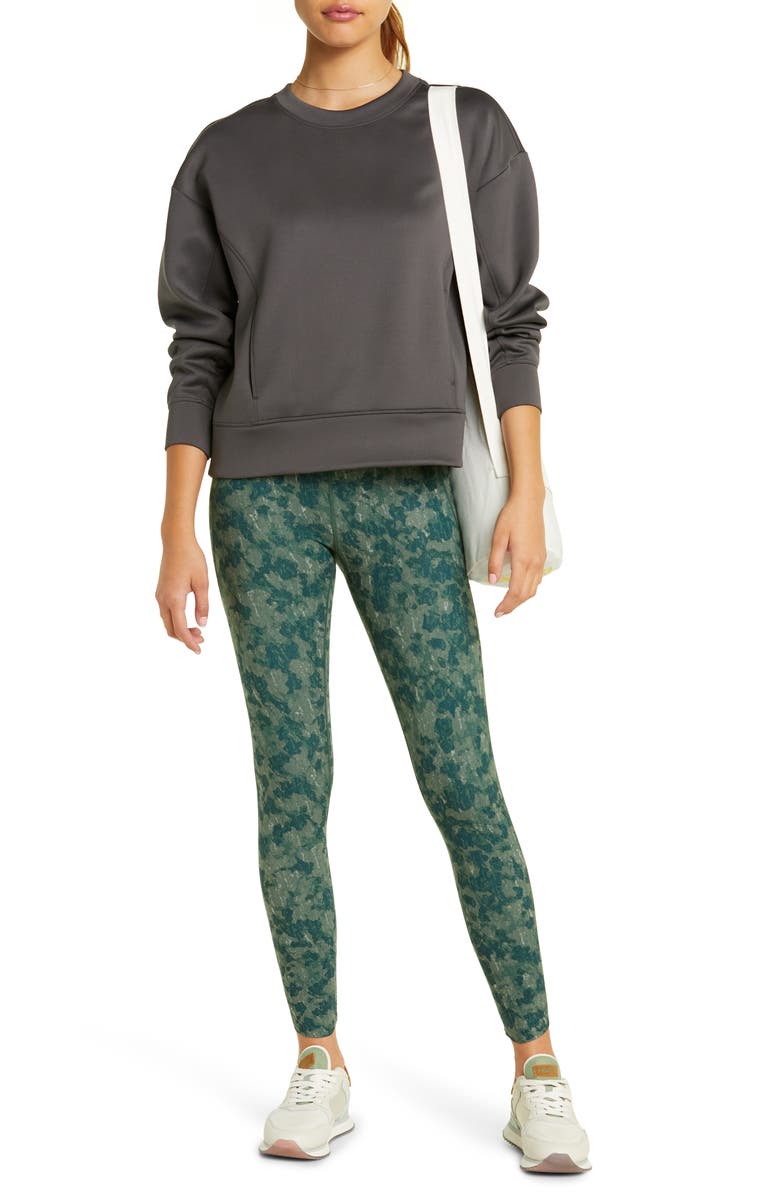 Zella Luxe Pocket Sweatshirt, Alternate, color,