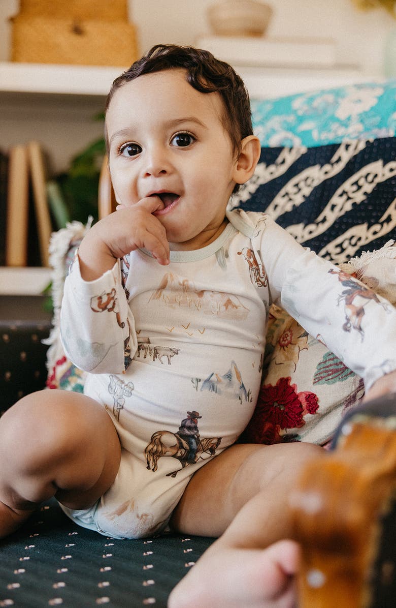 Copper Pearl Boone Long Sleeve Bodysuit, Alternate, color, Boone