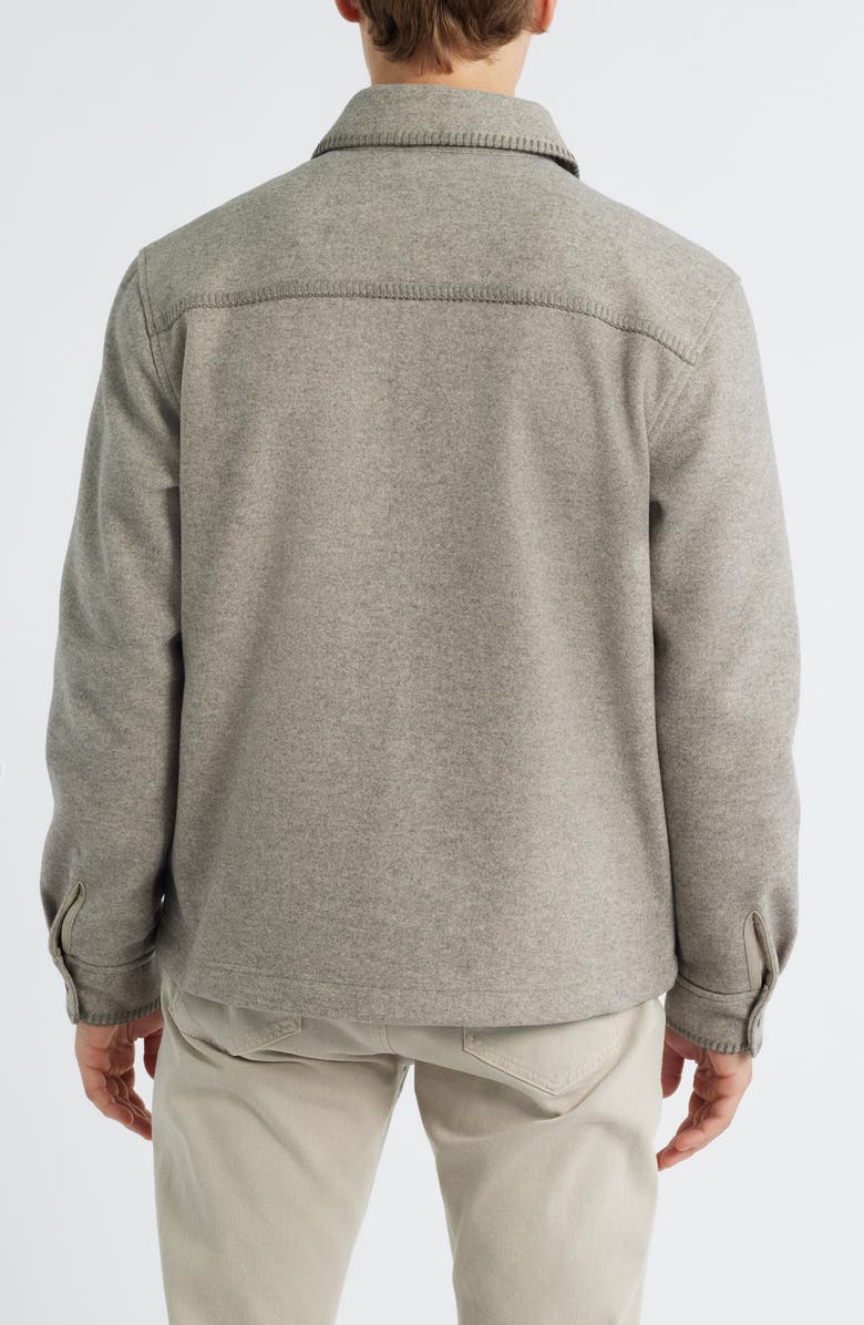 UGG<sup>®</sup> Caelum Felted Jersey Shirt Jacket, Alternate, color, Grey Heather