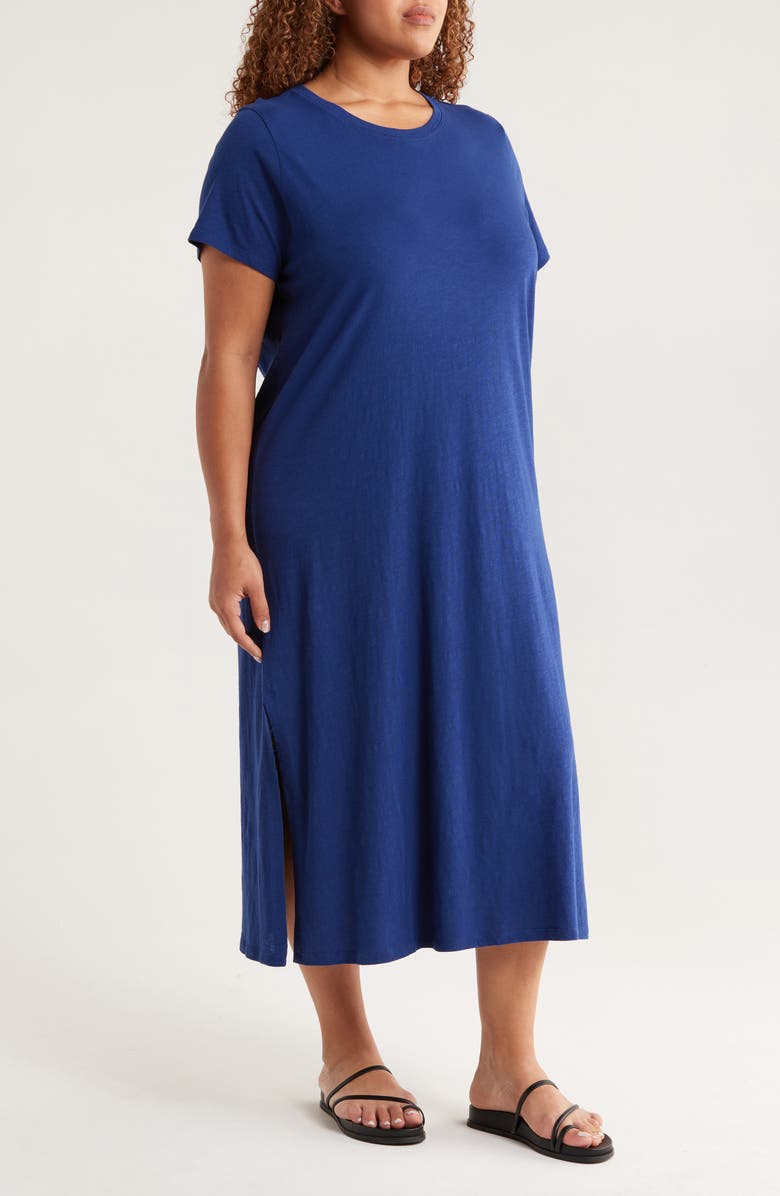 Eileen Fisher Organic Cotton Maxi Dress, Alternate, color, Deep Dive