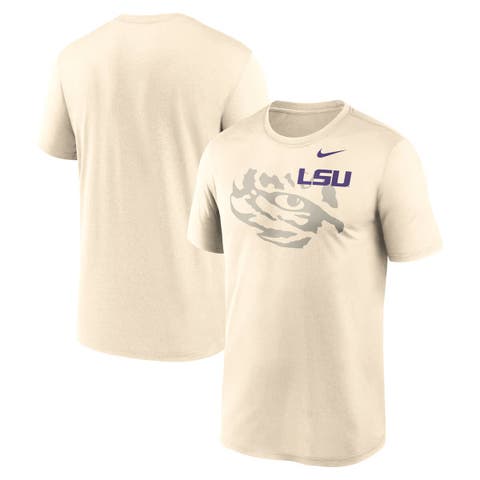 Men's Nike Natural LSU Tigers Campus Shadow Legend Performance T-Shirt