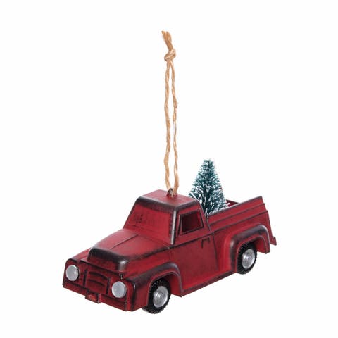 Red Truck Christmas Tree Ornament