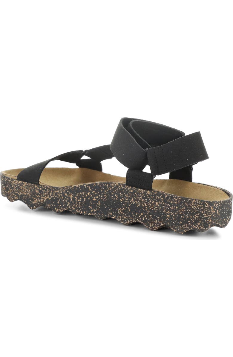 Asportuguesas by Fly London Clew Sandal, Alternate, color, Black