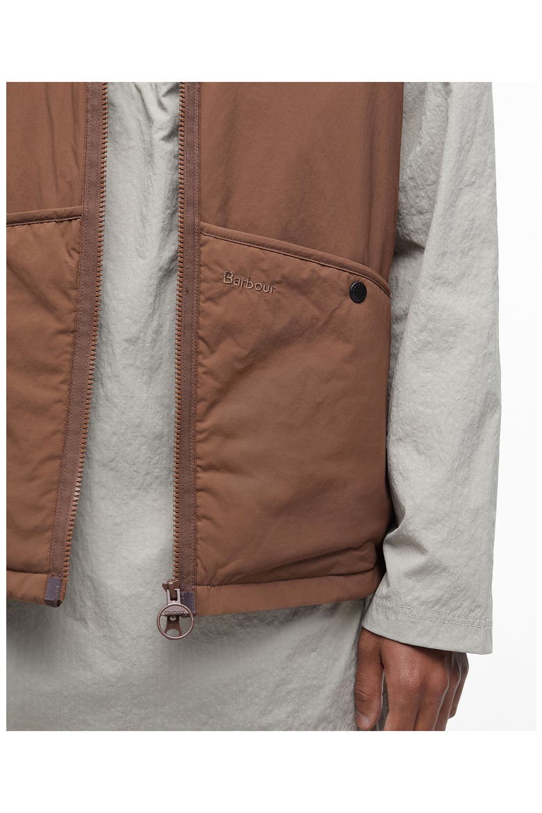 Bomber Zip Vest, Alternate, color, REDWOOD