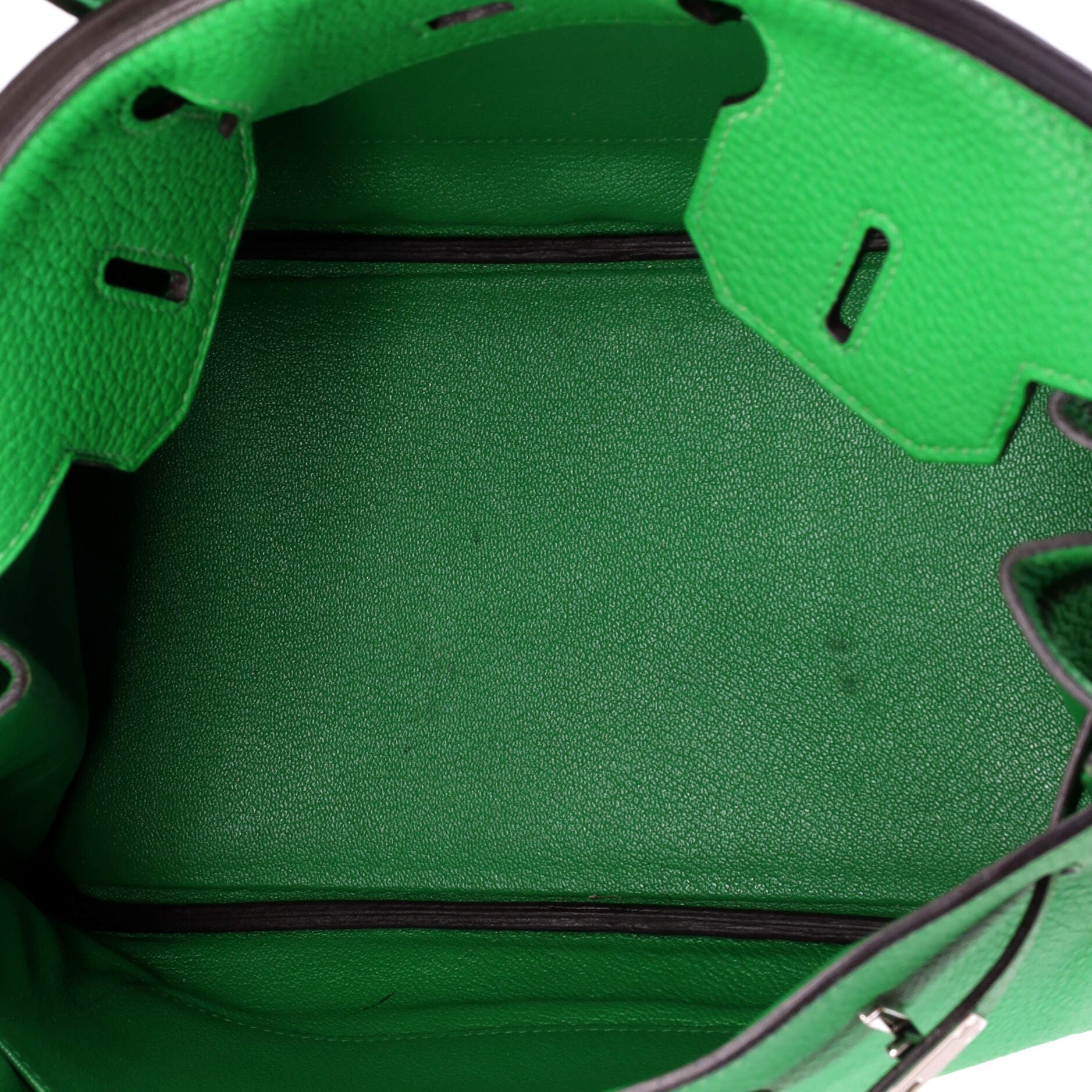 Birkin Handbag Green Clemence with Palladium Hardware 30, Alternate, color, Green