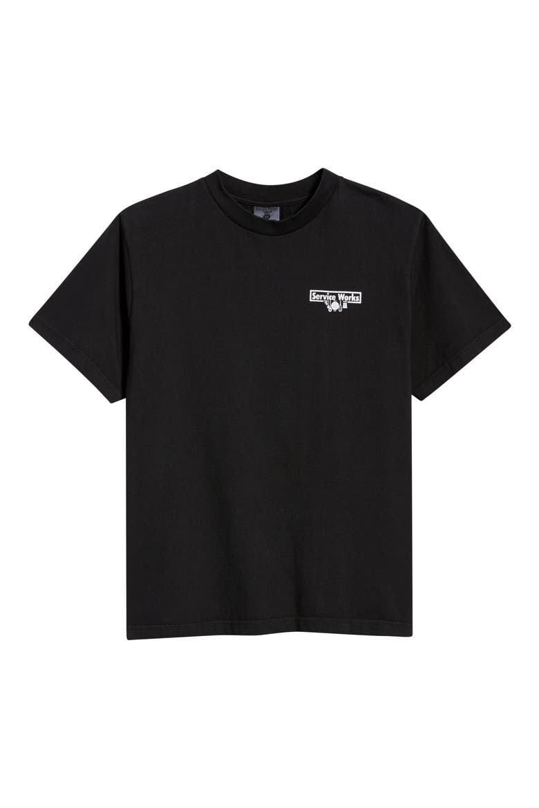 Pigment Dyed Organic Cotton T-Shirt, Alternate, color, BLACK