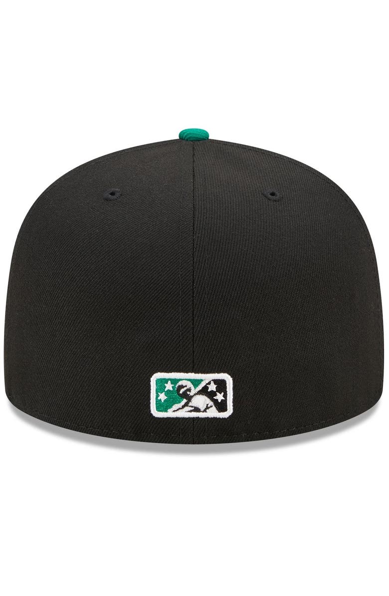 New Era Men's New Era Black/Green Dayton Dragons Marvel x Minor League 59FIFTY Fitted Hat, Alternate, color, 