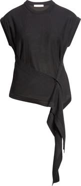 Lemaire Button Drape Merino Wool Blend Top