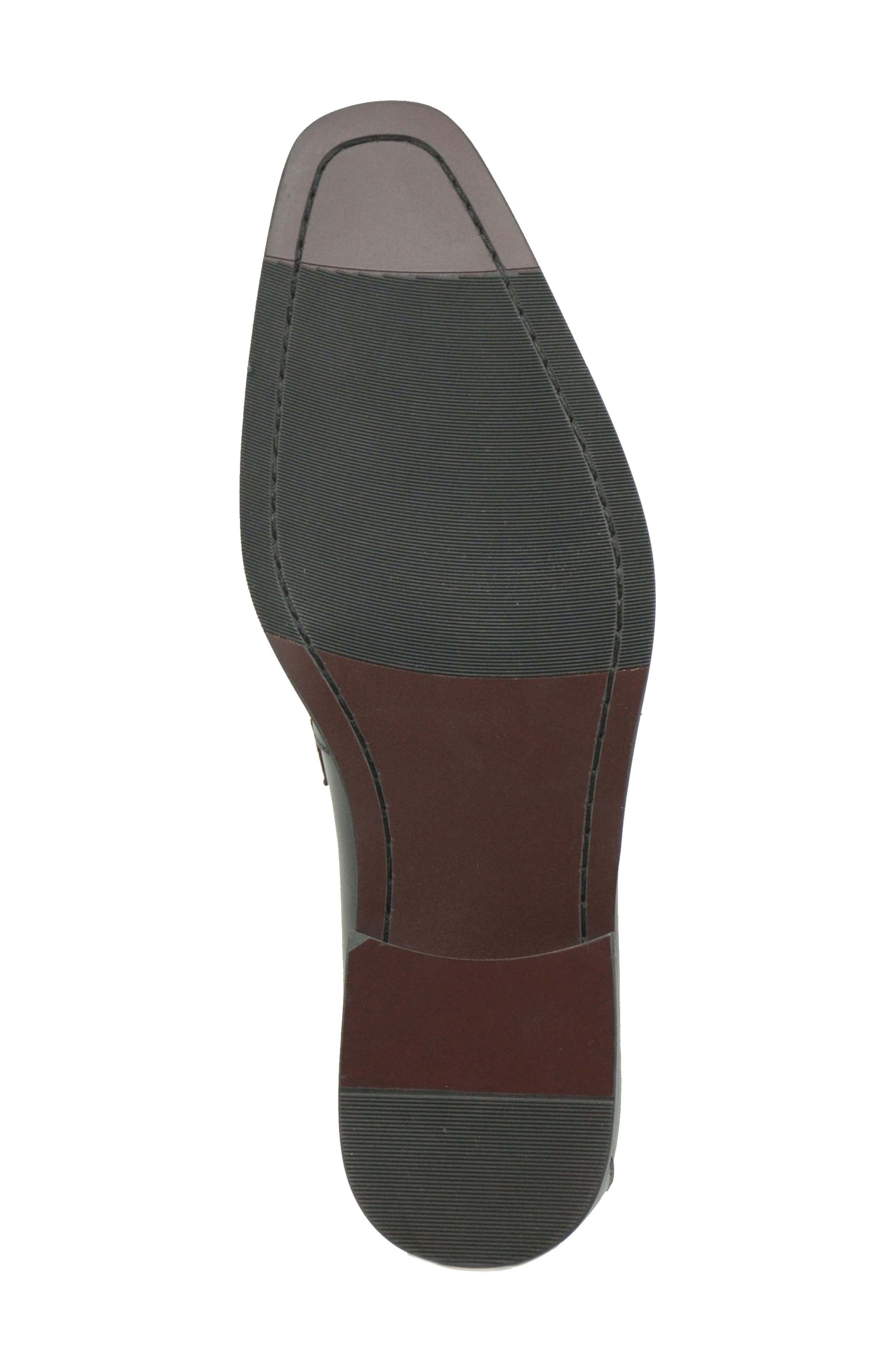 Pollock Leather Loafer, Alternate, color, BLACK