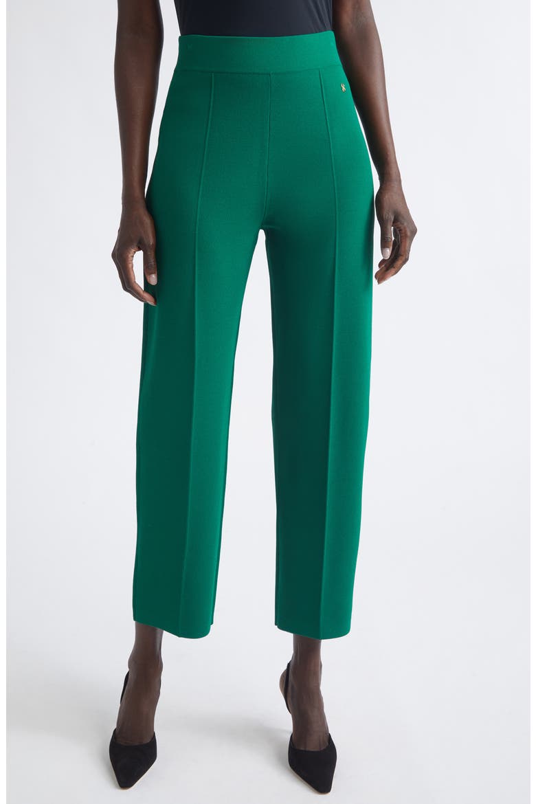 Dani Santa Roma Knit Pants, Main, color, CYPRESS