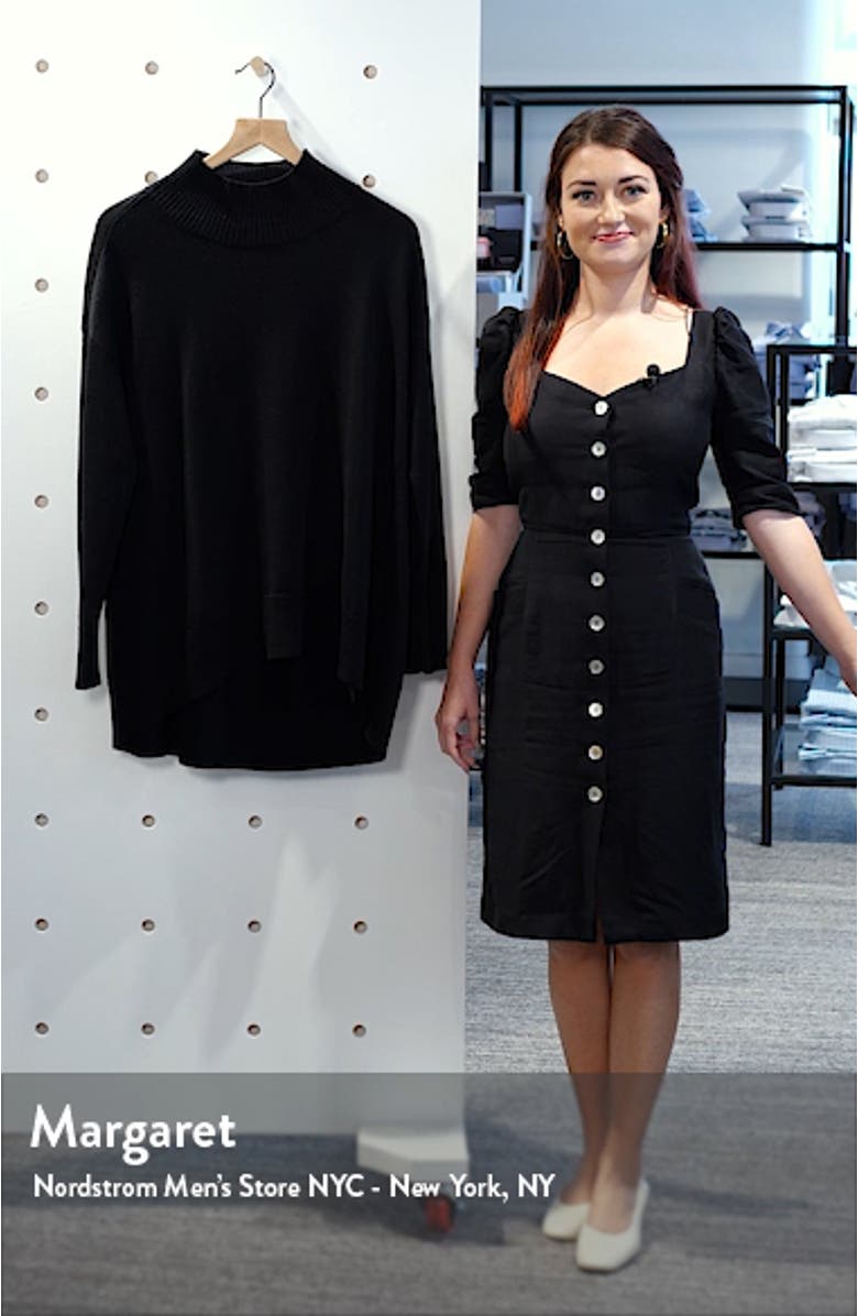 Oversize Mock Neck Sweater, sales video thumbnail