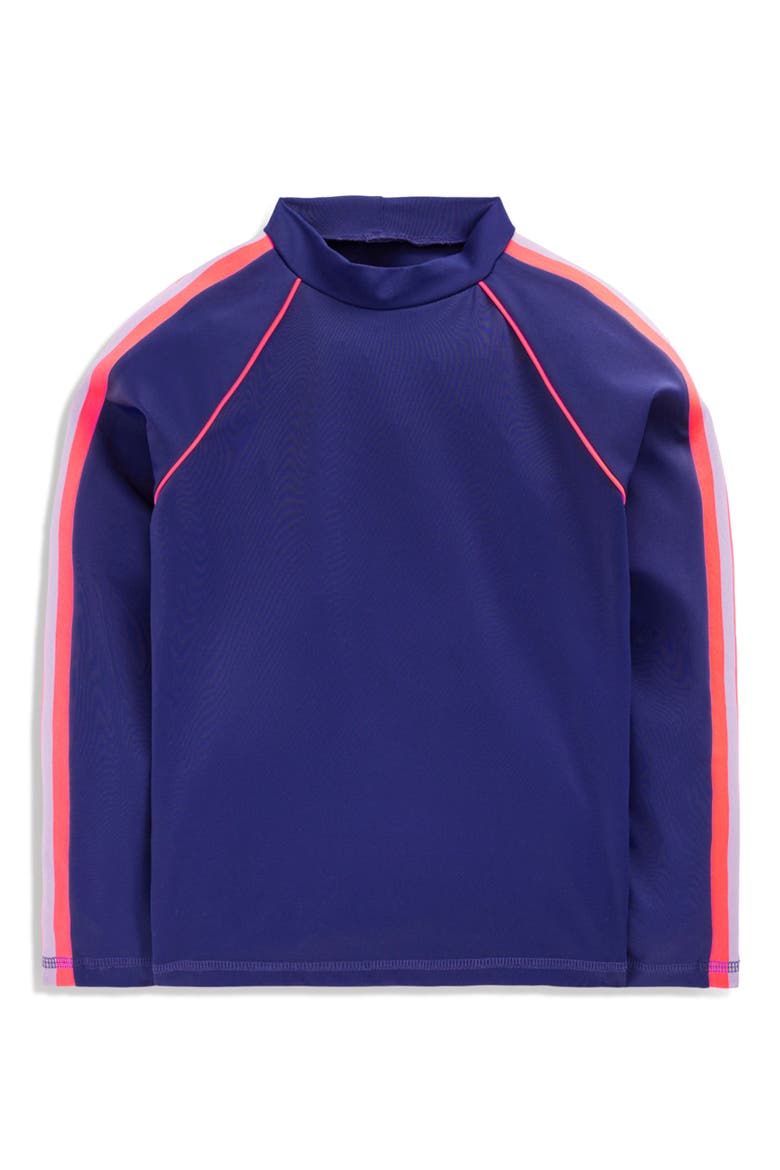 Kids' Long Sleeve Rashguard, Main, color, COLLEGE NAVY