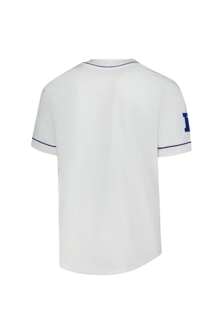 Men's Starter  White Minnesota Vikings Relay Full-Button Baseball Jersey, Alternate, color, White