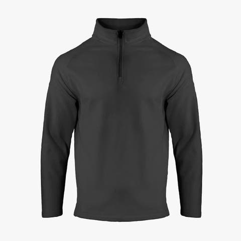 Men's Quater Zip 1/4 with Standup Collar Fleece