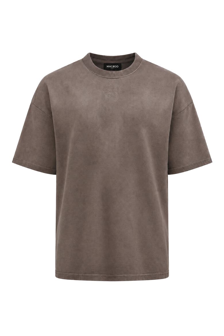 Marthyr Cotton Blend T-Shirt, Alternate, color, BROWN