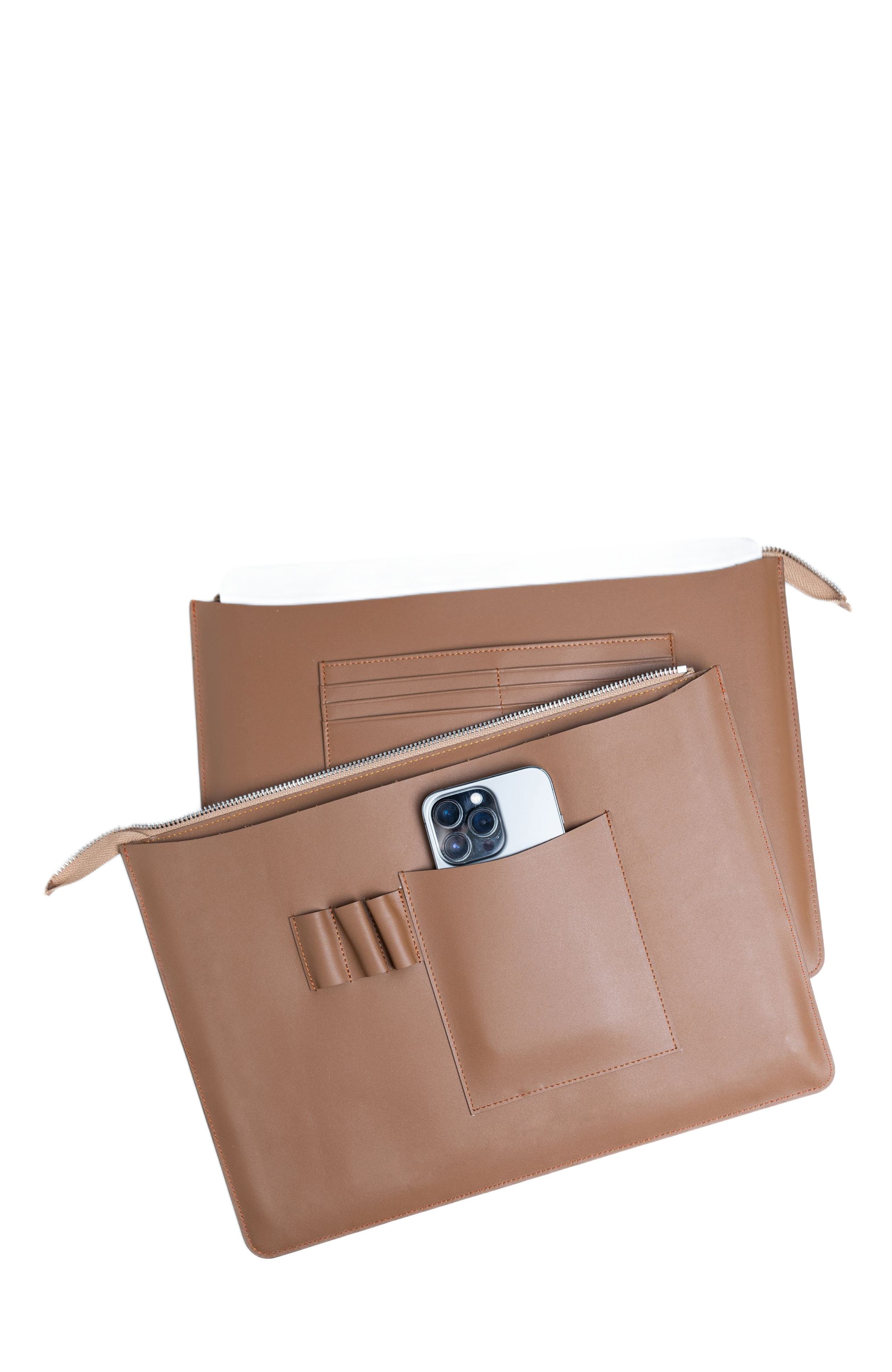Kay Laptop Folio, Alternate, color, Brown
