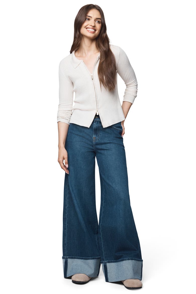 Georgie Two-Way Zip Sweater, Alternate, color, PALE OAK HTHR