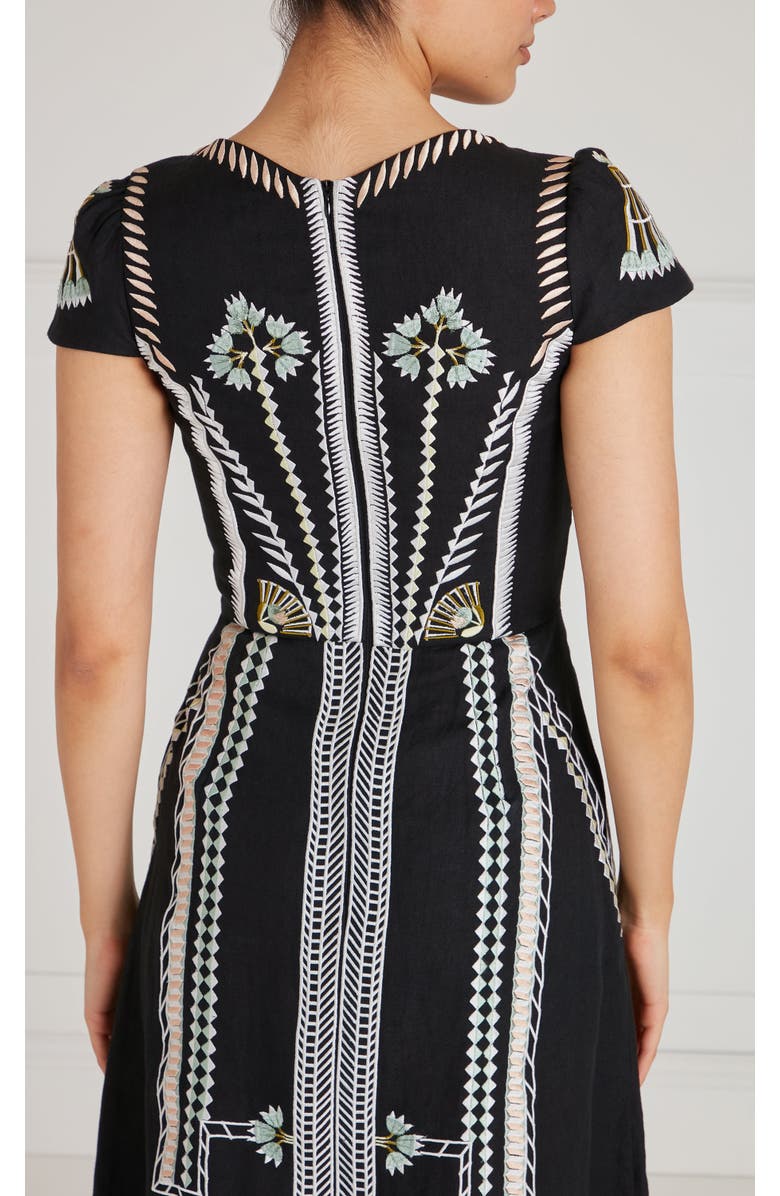 Temperley London Avalon Dress, Alternate, color, Black