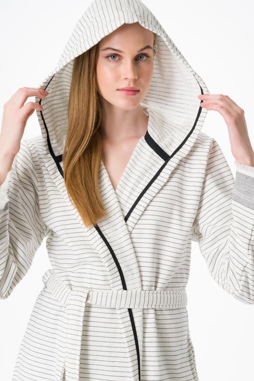 Olive And Linen Olive & Linen Bliss Turkish Towel Robe In White