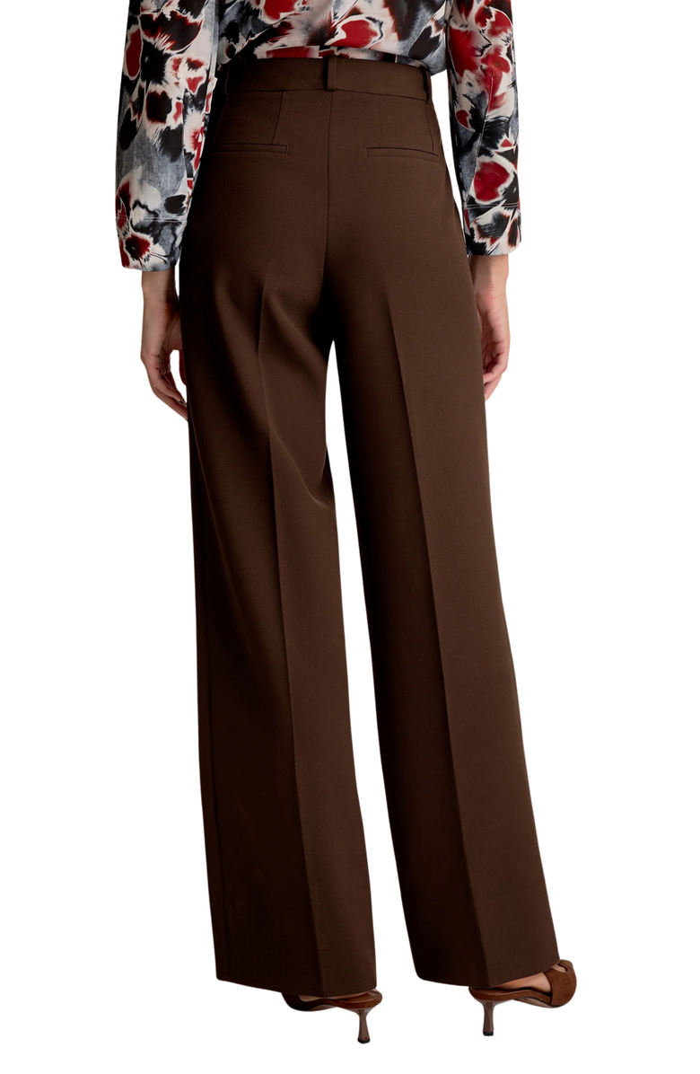 M.M.LaFleur Tinsley Wide-Leg Trousers, Alternate, color, Chocolate Torte Melange